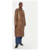 Дамско палто -  304944307 - Естествена кожа - Кафяв - Кафяв Birgitte Herskind