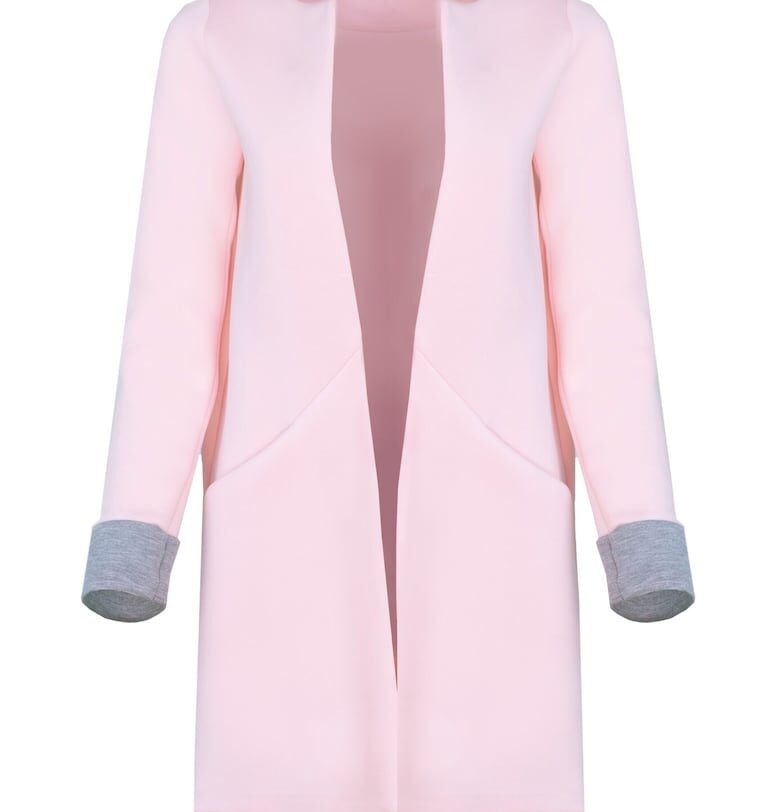 Дамско палто M366 -  Полиестер - Розово Figl