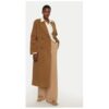 Дамско палто - Айви дъб - 304175701 - Вълна - Кафяв - Кафяв IVY OAK