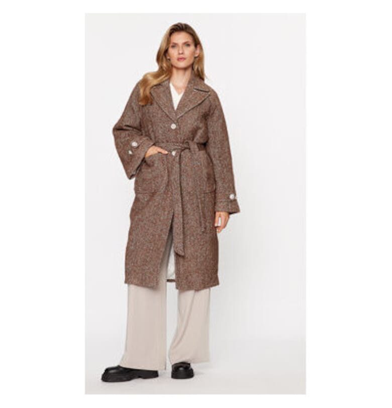 Дамско палто - Изработено по поръчка - 302976843 - Вълна/Акрил/Полиестер - Кафяво custommade