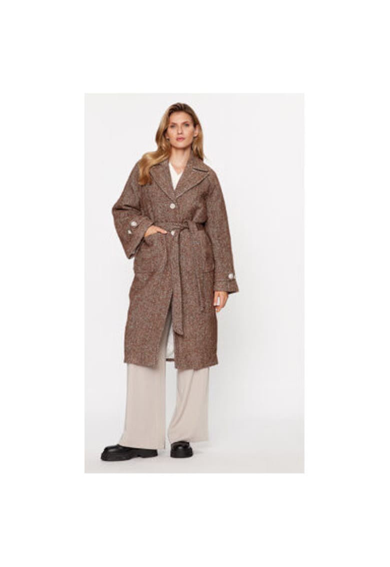 Дамско палто - Изработено по поръчка - 302976843 - Вълна/Акрил/Полиестер - Кафяво - Кафяв custommade
