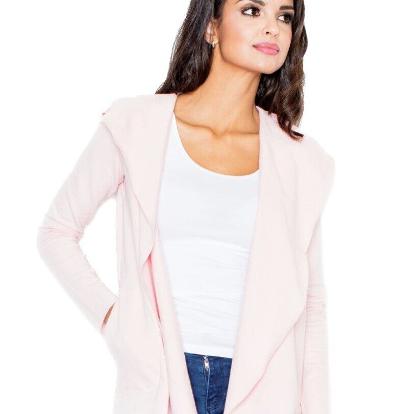 Дамско преходно яке Homones M304 розово - Розово Figl