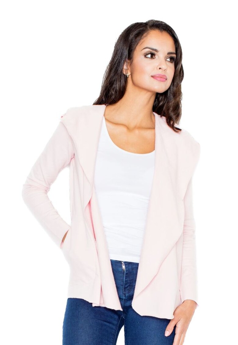 Дамско преходно яке Homones M304 розово - Розово Figl