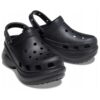 Дамско сабо на платформа - Синтетичен материал - Черен - 39 -5 Crocs