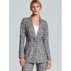 Дамско сако - Teva - полиестер - сив - Figl
