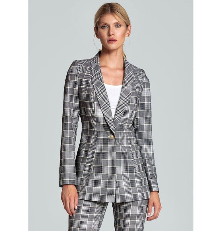 Дамско сако -  Teva - полиестер - сив - Figl