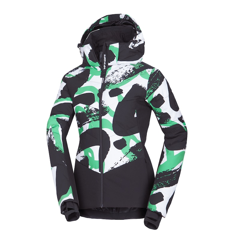 Дамско ски яке 2L 10K/10K Kayleigh зелено - Многоцветен NORTHFINDER
