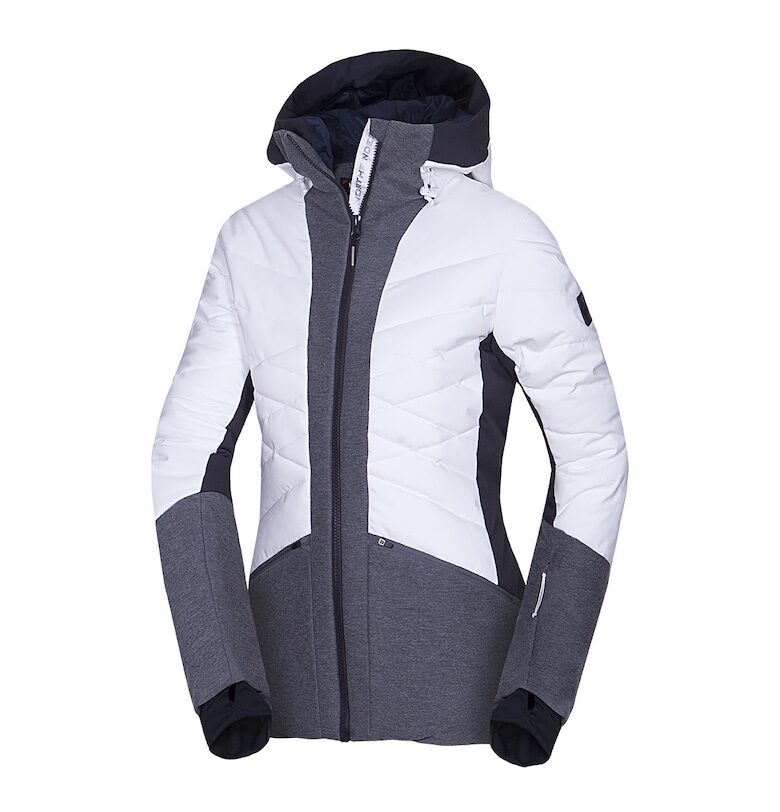 Дамско ски яке стреч 10k/10k  BU-6045SNW BRANDY - Бял/Сив NORTHFINDER