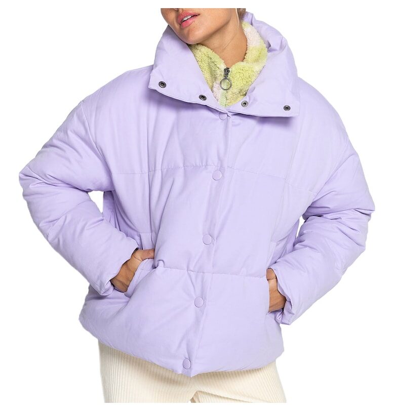 Дамско спортно яке -  Памук/Полиестер - Люляк - Лилав Billabong