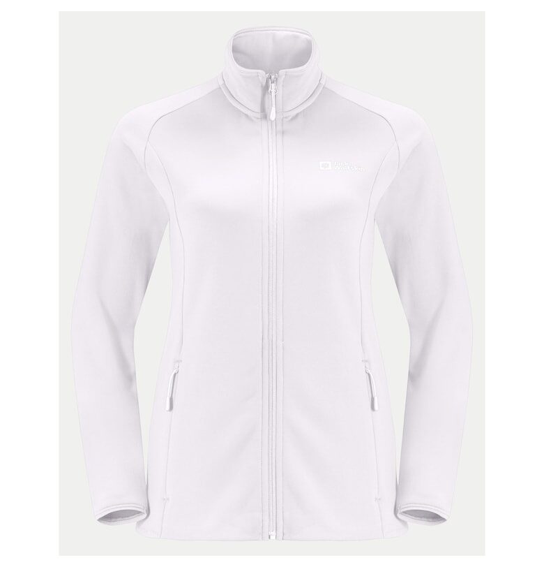 Дамско спортно яке -  полиестер/еластан - бяло Jack Wolfskin