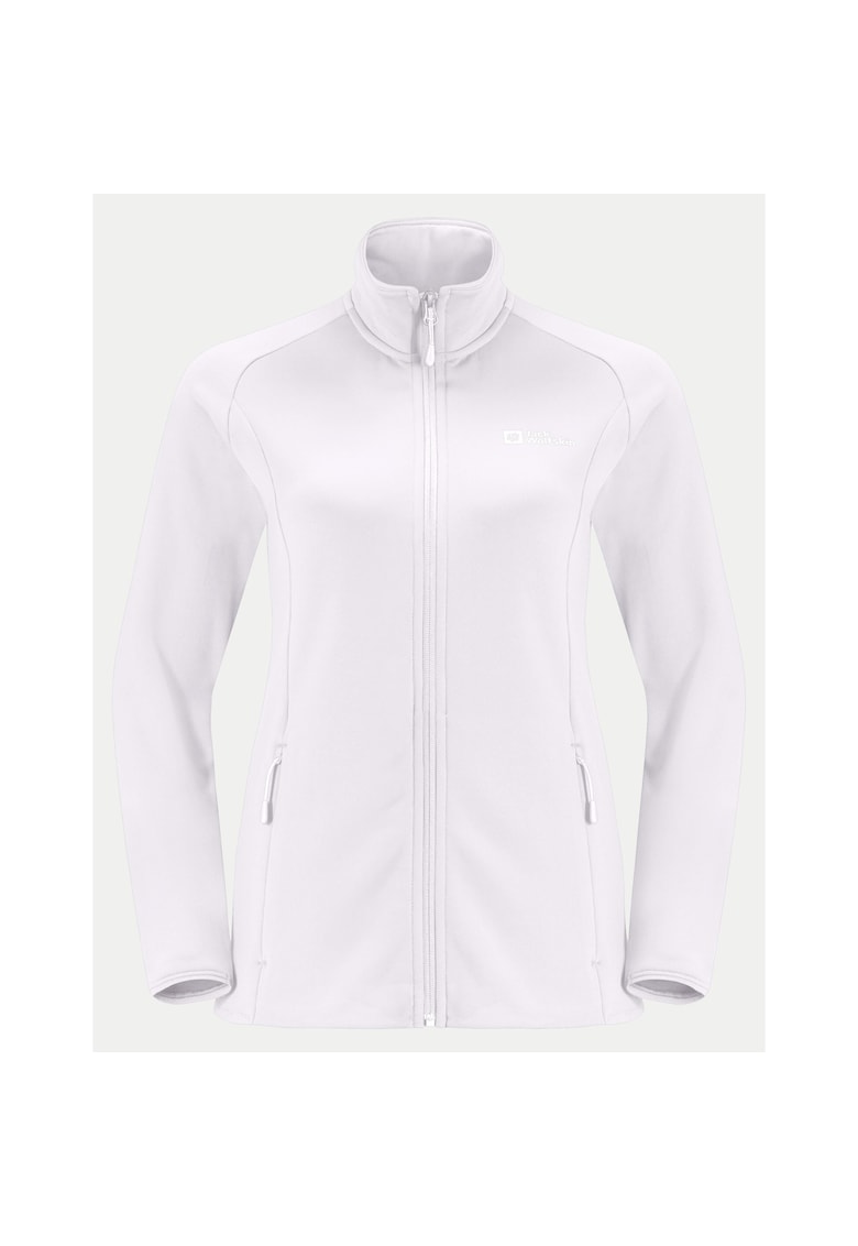 Дамско спортно яке - полиестер/еластан - бяло Jack Wolfskin