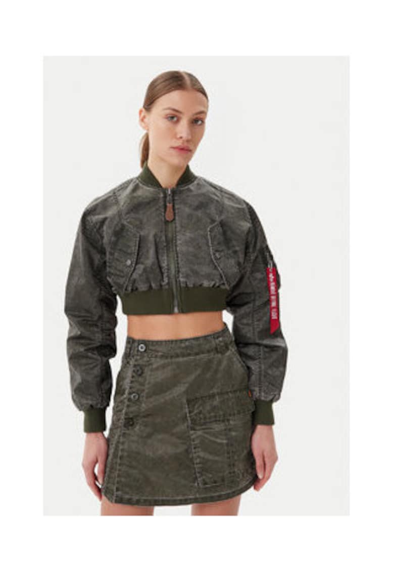 Дамско яке - 156002 142 - полиамид - зелено - ALPHA INDUSTRIES