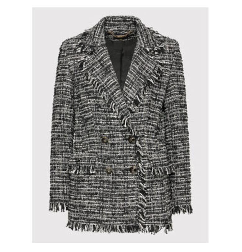 Дамско яке -  208856683 - Памук - Вълна - 40 - Черно LUISA SPAGNOLI