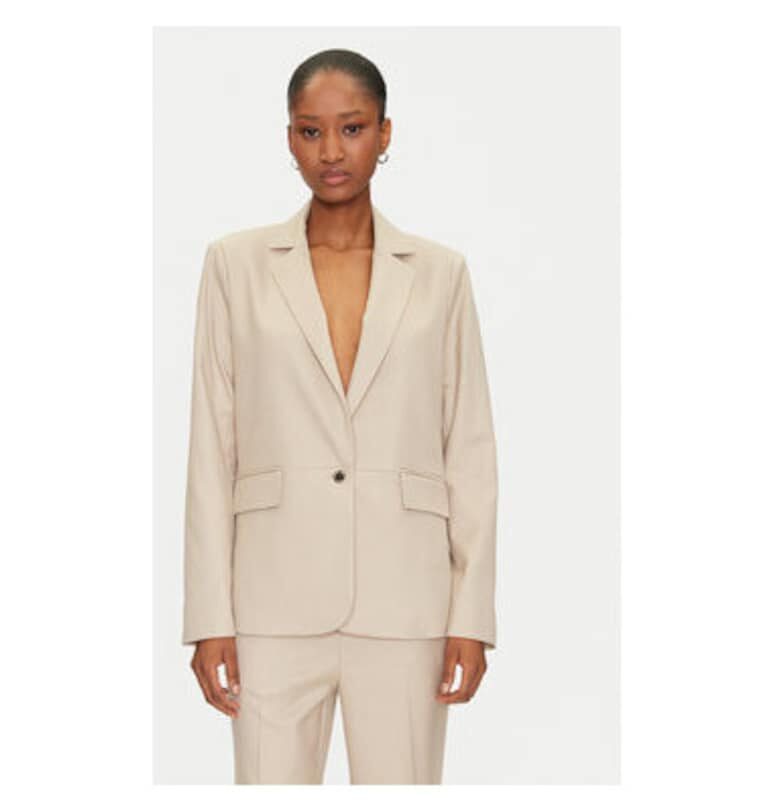 Дамско яке  251-VLUX.F - Полиестер/Вискоза - Бежово Morgan