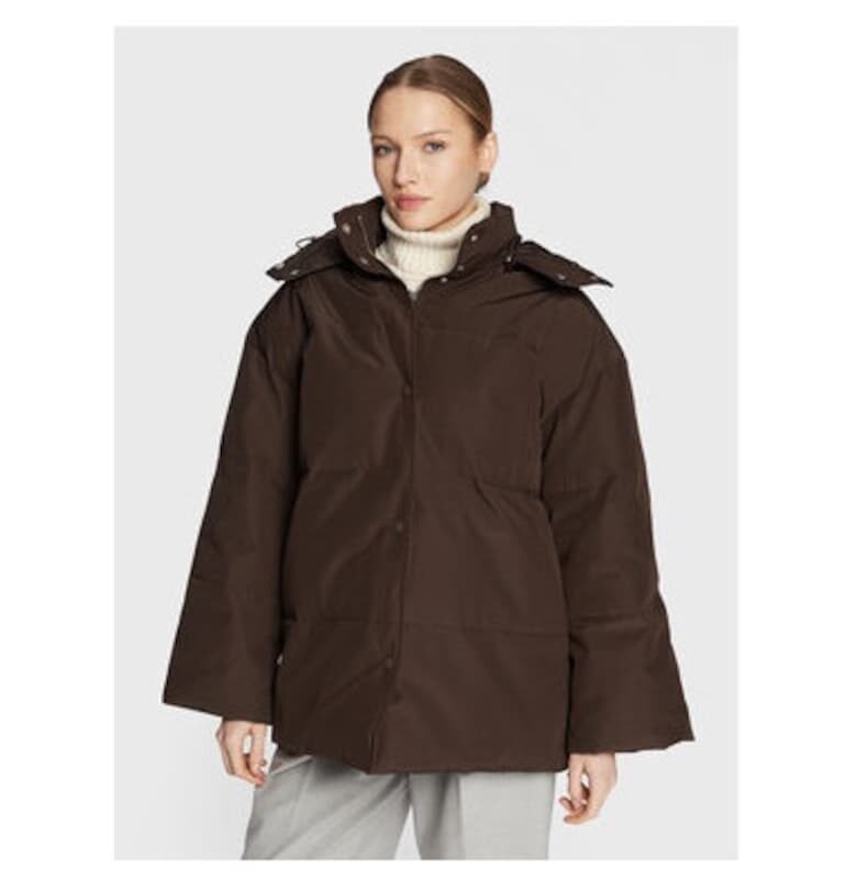 Дамско яке -  300508671 - Рециклиран полиестер - Кафяв Samsoe Samsoe