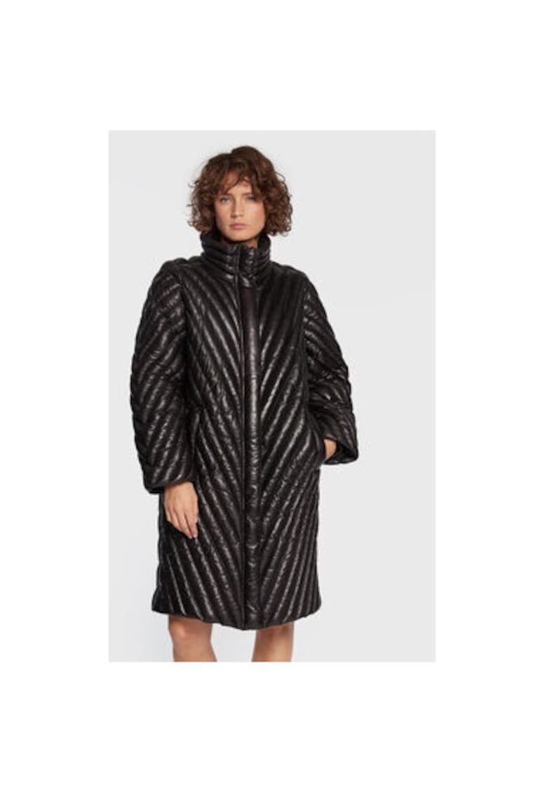 Дамско яке - 300817698 - Естествена кожа - Черно - Черен GESTUZ