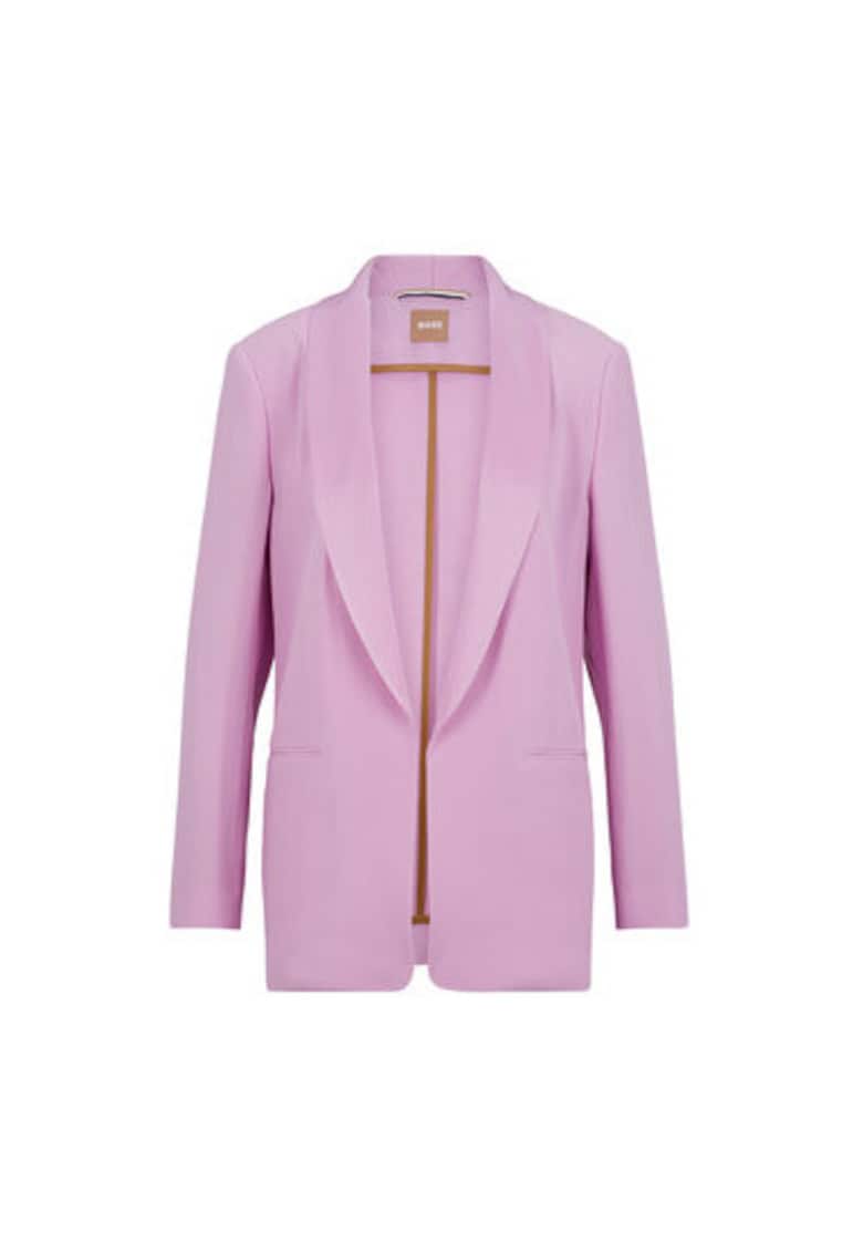 Дамско яке - 301538073 - Ацетат/Вискоза - Розово - Розово BOSS