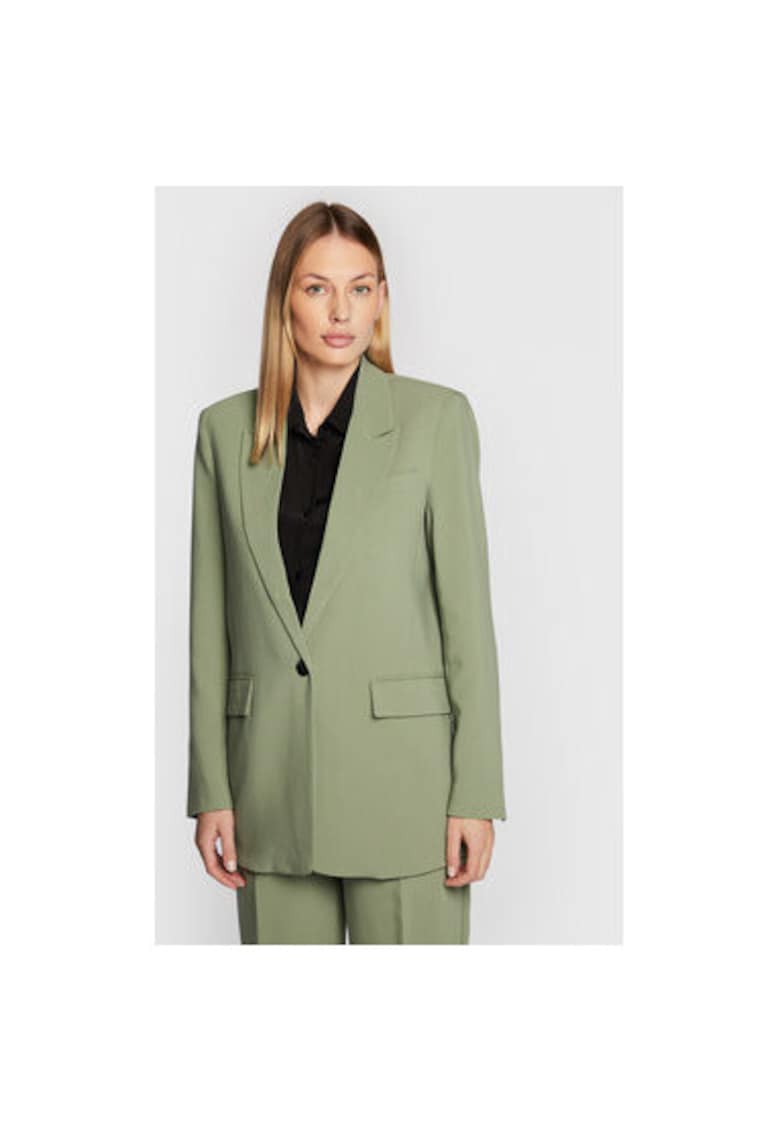 Дамско яке - 301665380 - Рециклиран полиестер/вискоза - Зелено - Зелен Bruuns Bazaar