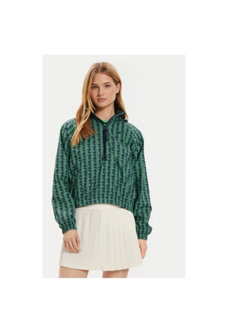 Дамско яке - 303712891 - Полиестер - Зелено - Зелен Lacoste