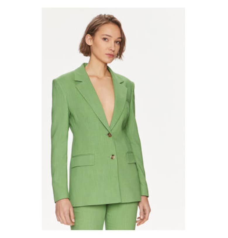 Дамско яке -  303807115 - Вискоза - Зелено - Зелен BOSS