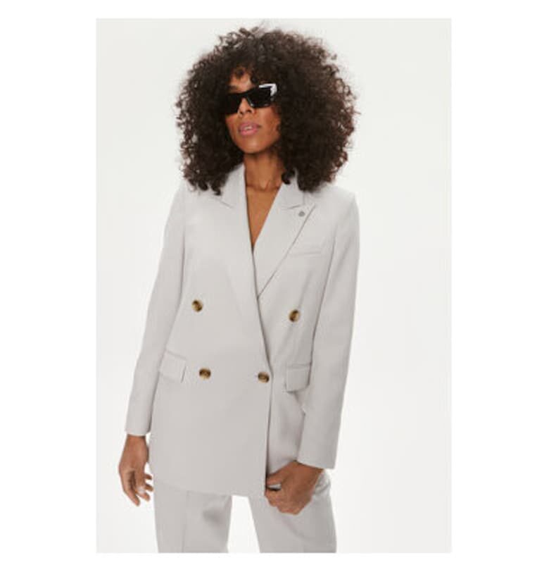 Дамско яке -  303808952 - Вълна/Полиестер - Сив - Сив BOSS