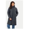 Дамско яке -  303954000 - Полиестер - Кафяв - Черен Jack Wolfskin