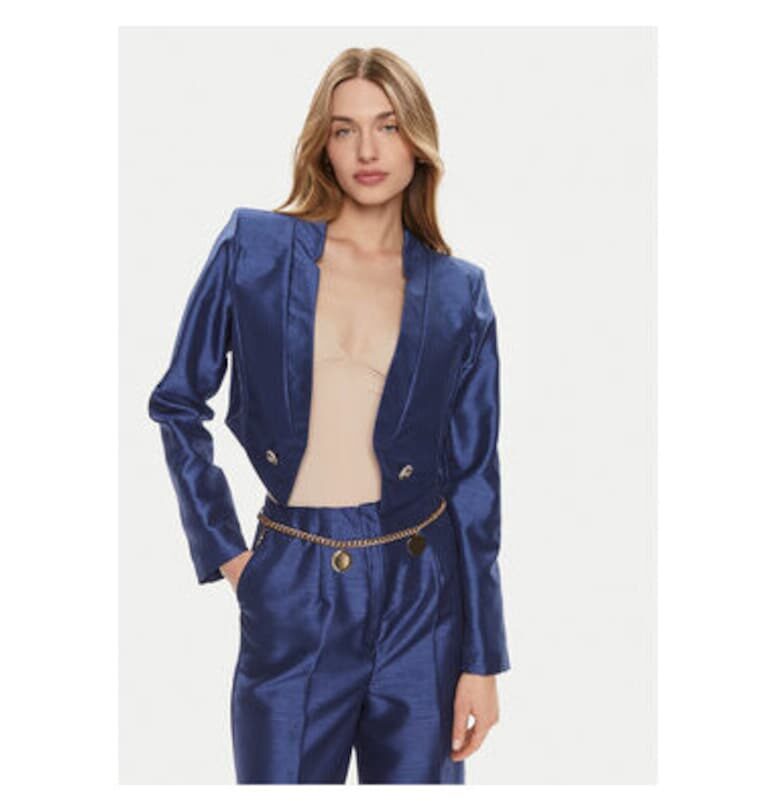 Дамско яке -  303992088 - Полиестер - Син - Син Rinascimento