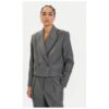 Дамско яке - 304213427 - Рециклиран полиестер/Вълна - Сиво - Сив IVY OAK