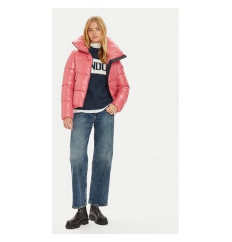 Дамско яке -  304214516 - Найлон - Розов - Розово Save The Duck