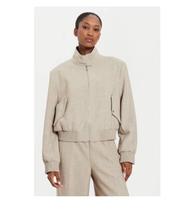 Дамско яке -  304313059 - Полиестер/Вискоза - Бежово - Бежов BOSS