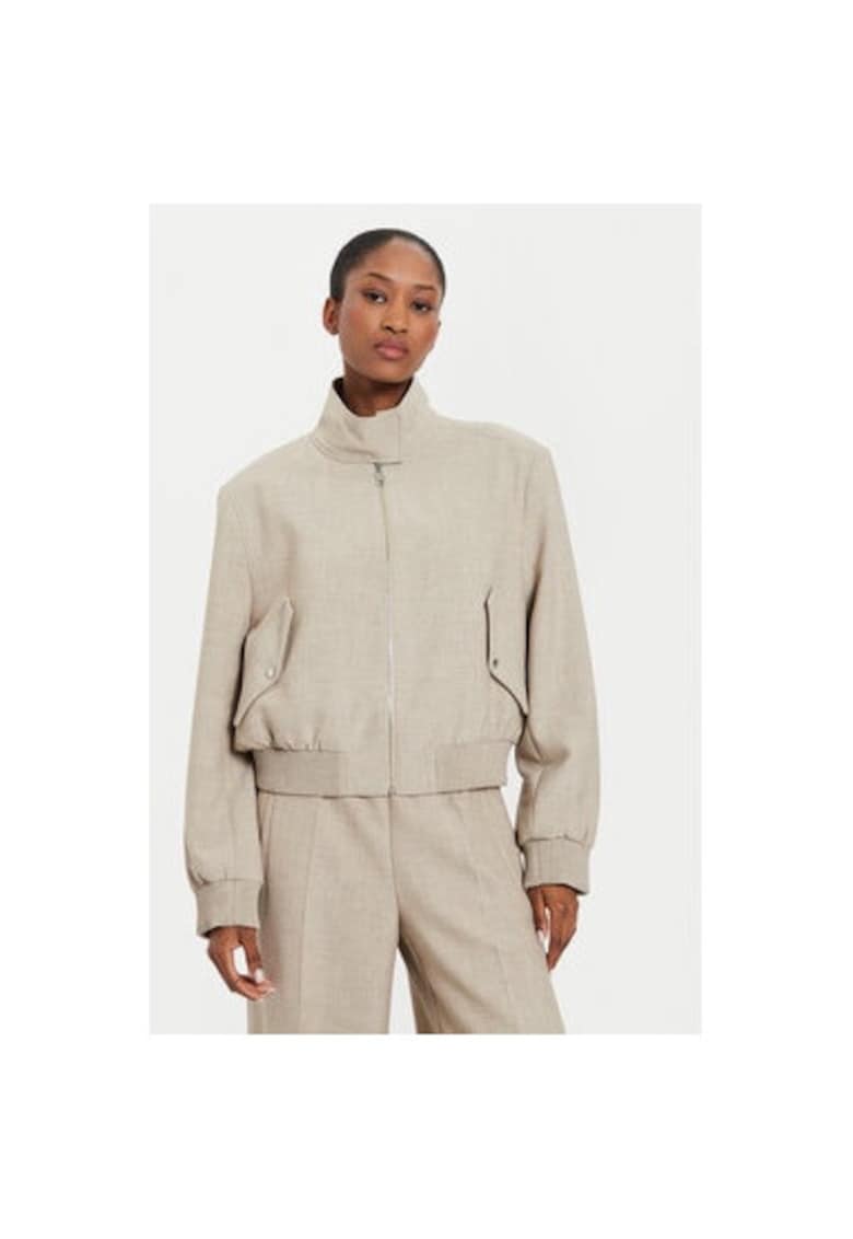 Дамско яке - 304313059 - Полиестер/Вискоза - Бежово - Бежов BOSS