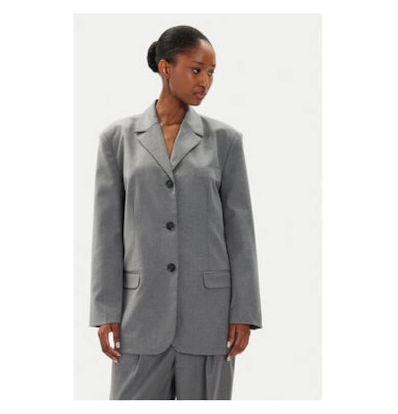 Дамско яке -  304354199 - Тенсел/Рейон - Сив - Сив 2ndday