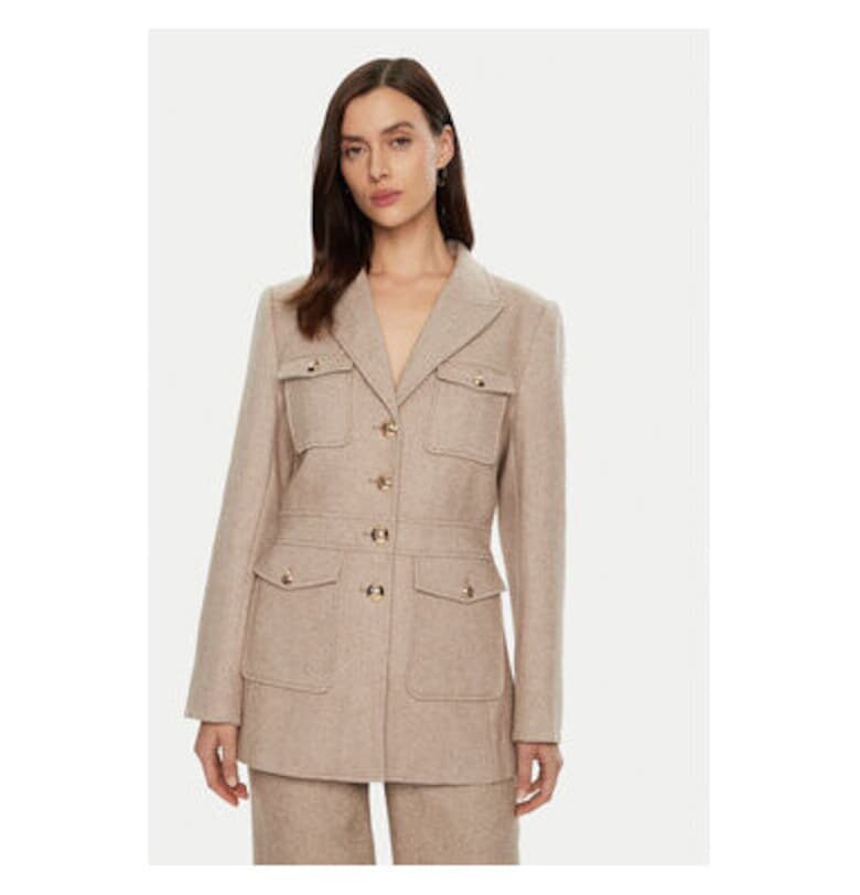 Дамско яке -  304453762 - Полиестер/Вълна - Бежово Bruuns Bazaar