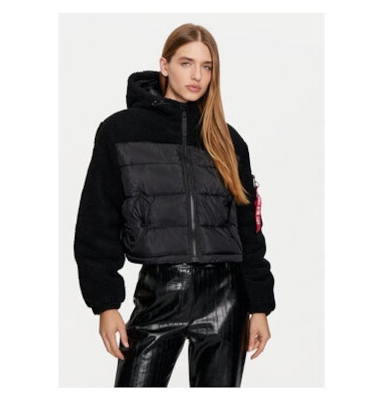 Дамско яке -  304543616 - Полиестер - Черно - Черен ALPHA INDUSTRIES