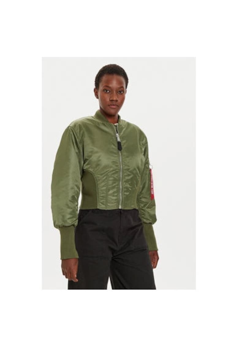 Дамско яке - 304543722 - Найлон - Зелено - Зелен ALPHA INDUSTRIES