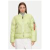 Дамско яке - 304543760 - Найлон - Зелено - Зелен ALPHA INDUSTRIES