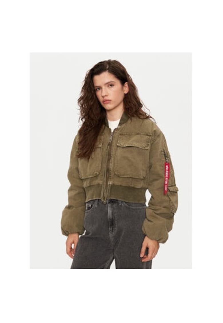 Дамско яке - 304543821 - Памук - Многоцветно - Многоцветен ALPHA INDUSTRIES