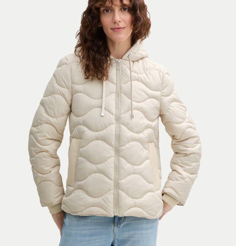 Дамско яке -  304546327 - Полиестер - Бежов - Бежов Tom Tailor