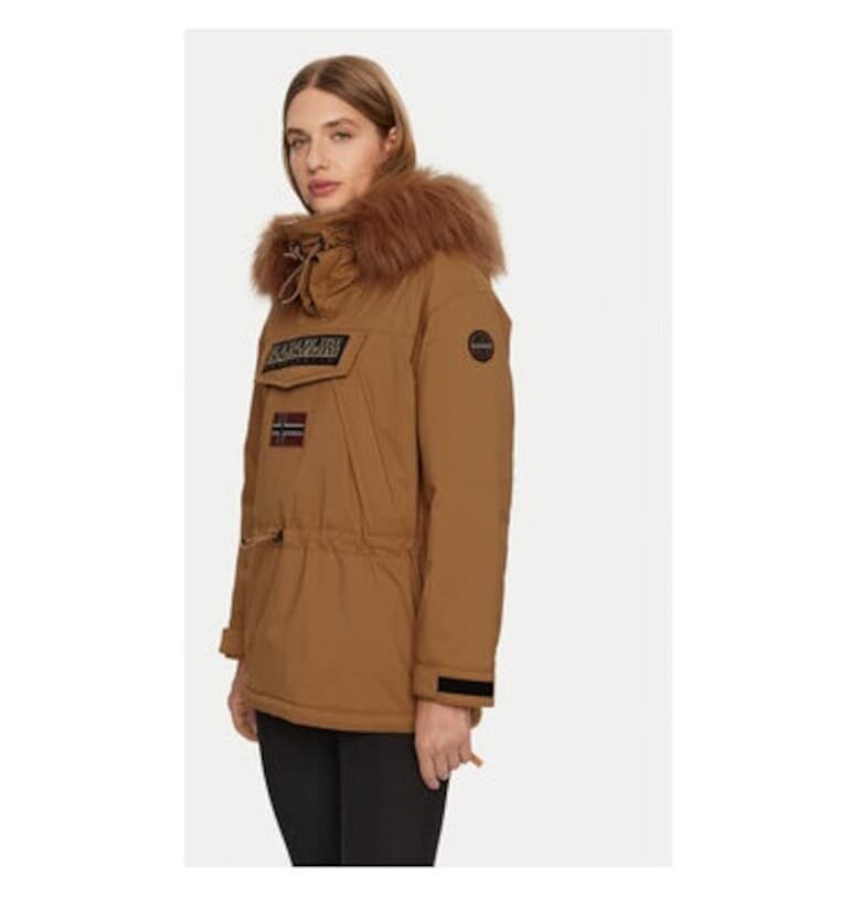 Дамско яке -  304704239 - Полиамид - Кафяв - Кафяв Napapijri