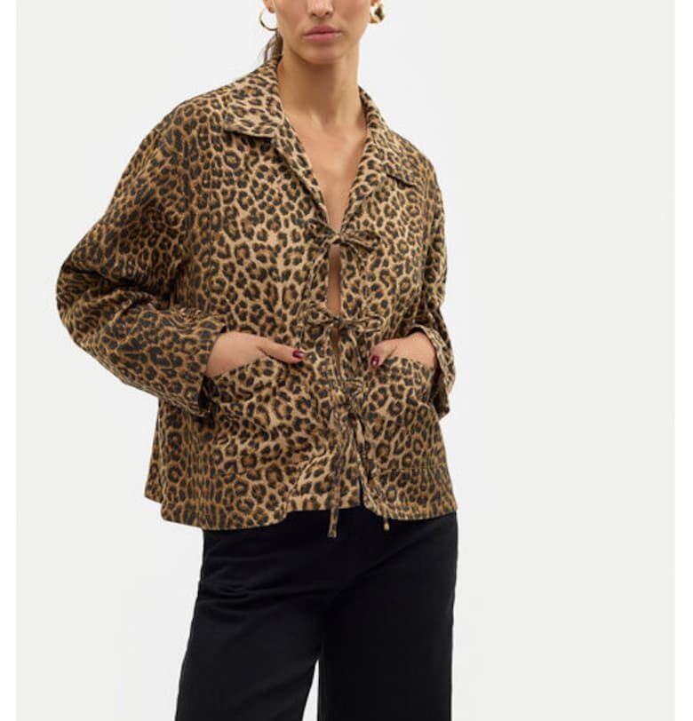 Дамско яке -  304870200 - Памук - Кафяв - Кафяв Vero Moda