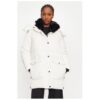 Дамско яке -  304907104 - Полиестер - Бяло - Бял Rinascimento