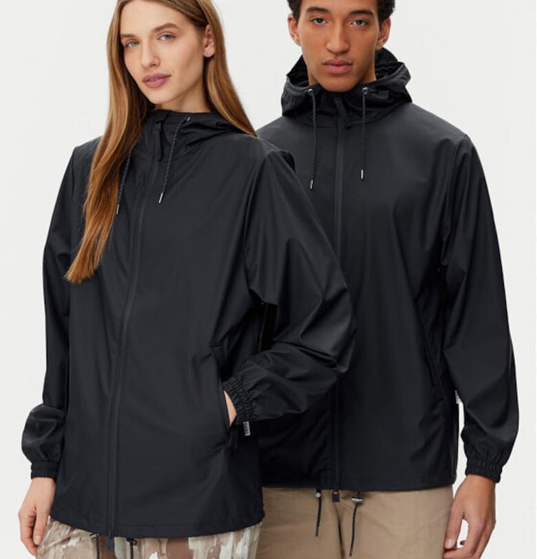 Дамско яке -  305312693 - Полиестер - Син Rains