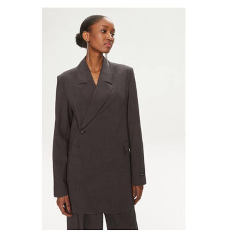 Дамско яке  5101519 - Рециклиран полиестер - 38 EU - Сиво Birgitte Herskind