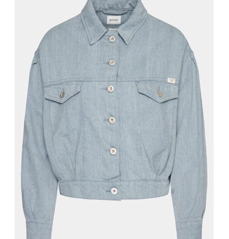 Дамско яке -  616410 - Синьо - Памук Mustang