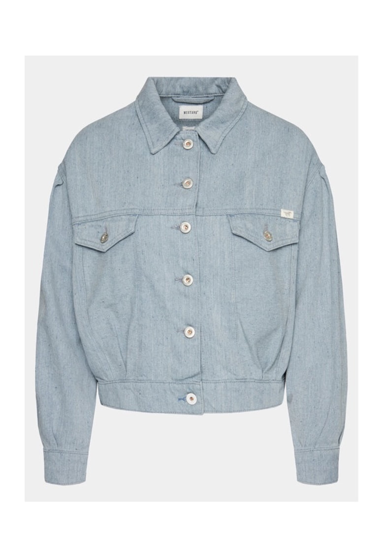 Дамско яке - 616410 - Синьо - Памук Mustang