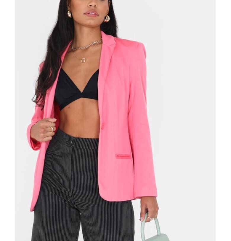 Дамско яке -  95485 - Вискоза - Розово BRAVE SOUL