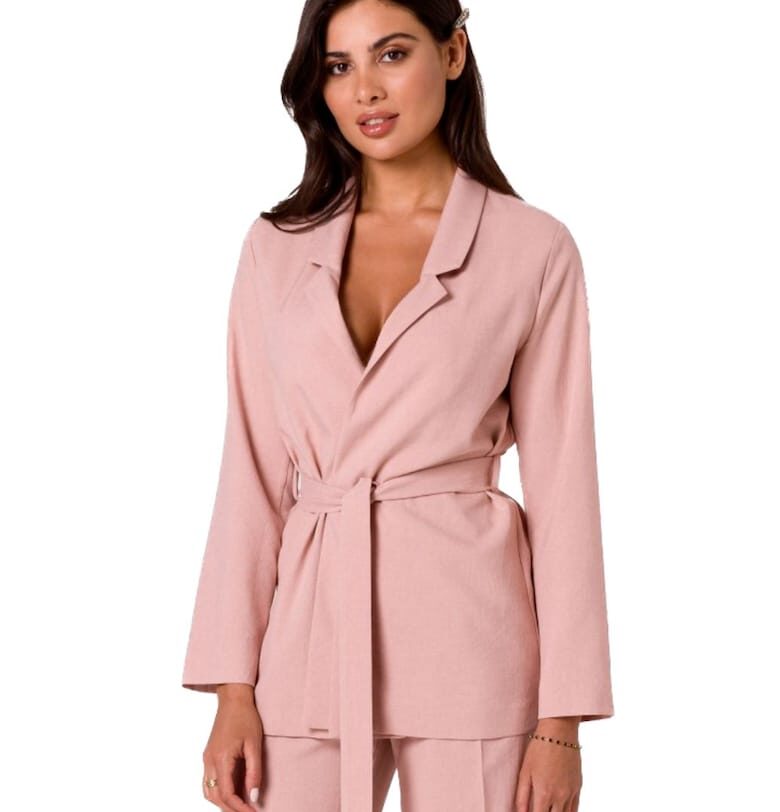 Дамско яке -  Atese - розово - Розово BeWear