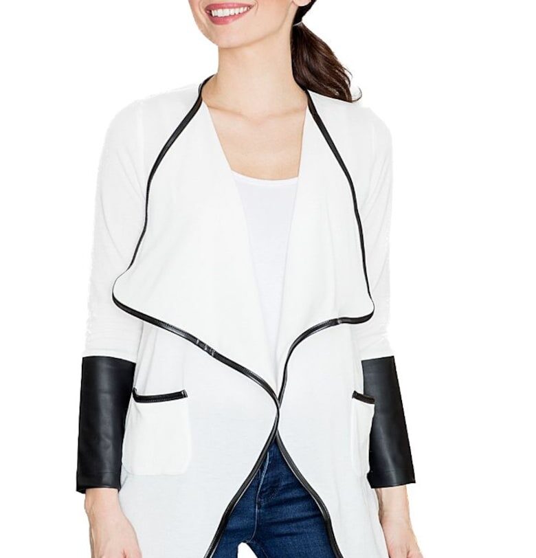 Дамско яке -  Бял Lenitif