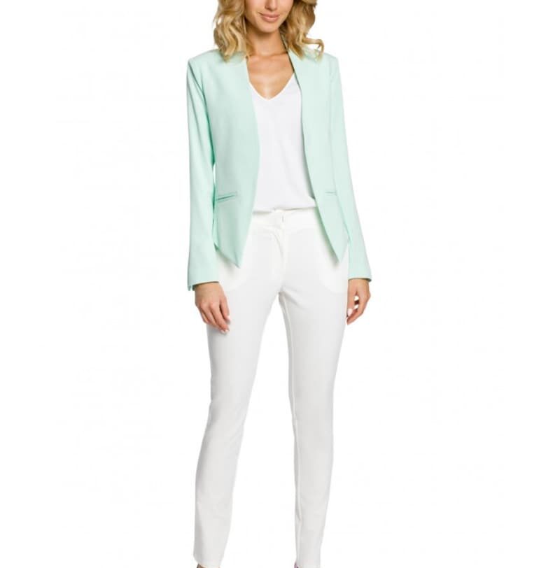 Дамско яке -  Полиестер/васкоза - Ментово зелено MOE