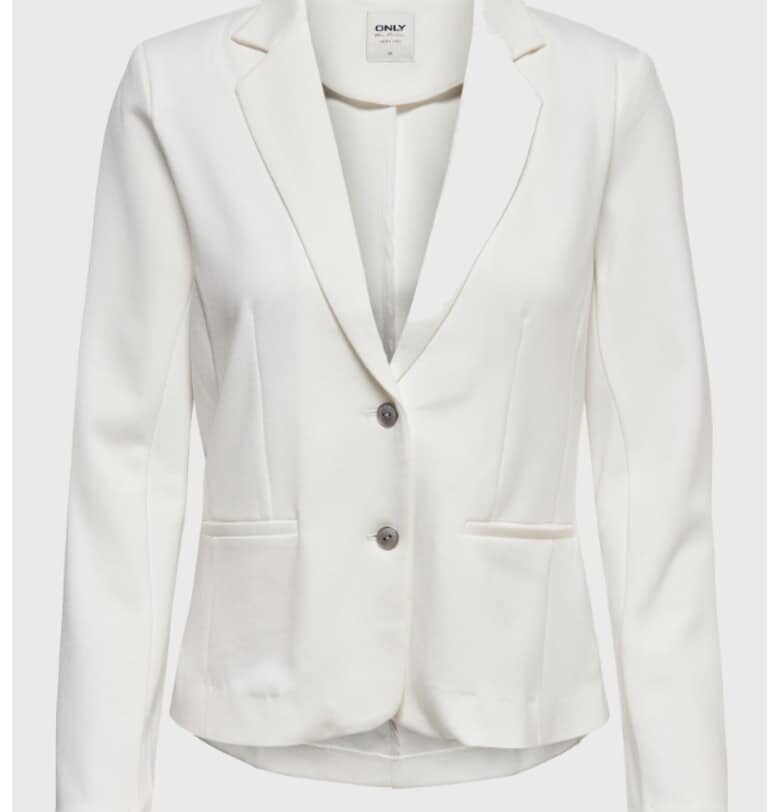 Дамско яке - САМО - 301822462 - Вискоза - Бял Only